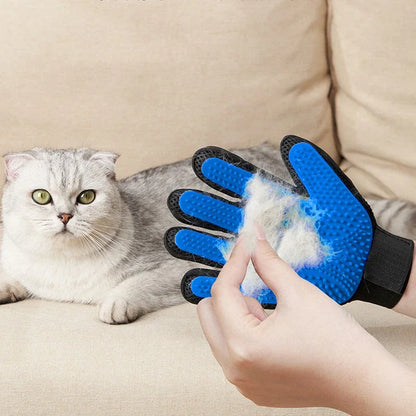 Silicone Pet Grooming Gloves Cats Hair Brush and Comb Gloves to Bathe Dogs Cleaning Hair Removal for Dog Animal Use Supplies