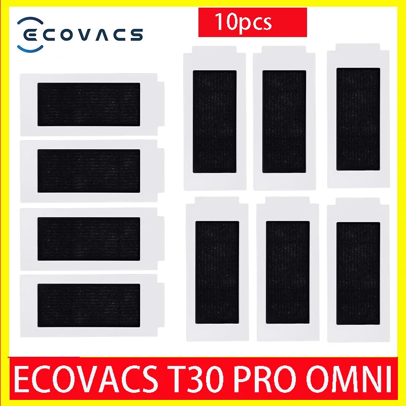 ECOVACS T30 PRO OMNI / T30S PRO / YEEDI M12 Pro+ Robot Vaccum Replacement Parts Dust Bag Main Side Brush Filter Mop Accessories