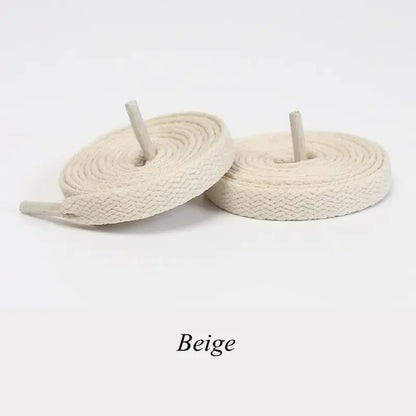 1pair Flat Shoelaces Classic Shoe Laces Fit Fashion Solid Sports Shoelace Casual Unisex Shoe Strings Shoe Accessories