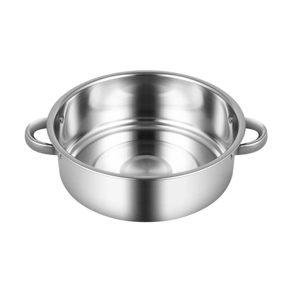 32CM Stainless Steel Steamer Pot 5-Tier Large Steaming Pot Cookware W/Lid & Handle for Vegetable, Dumpling, Stock, Sauce