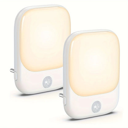 LED Motion Sensor Night Lights for Kids Bedroom Auto Dusk to Dawn Sensor Dimmable Wireless Cabinet Lamp