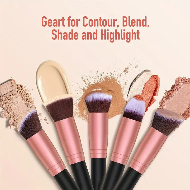 Professiona 14PCS Makeup Brushes Set  Soft Fluffy Foundation Blush Powder Eyeshadow Kabuki Blending Female Cosmetics Beauty Tool