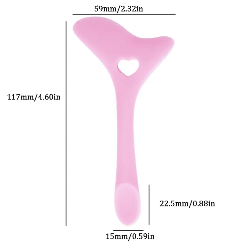 Silicone Eyeliner Makeup Stencils Wing Tips Marscara Drawing Lipstick Wearing Aid Face Cream Mask Applicator Makeup beauty tool