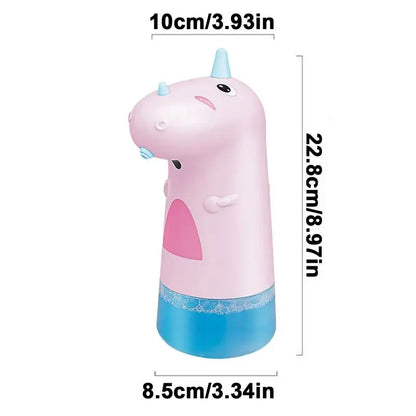 cartoon Automatic Soap Dispenser Touchless Hand Soap Dispenser For Kids Cute Dinosaur Foam Dispenser For Bathroom Countertop
