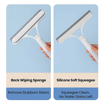 3-in-1 Multifunctional Glass Wiper with Spray Bottle to Clean the Floor and Scrub Household Car Cleaning Tools