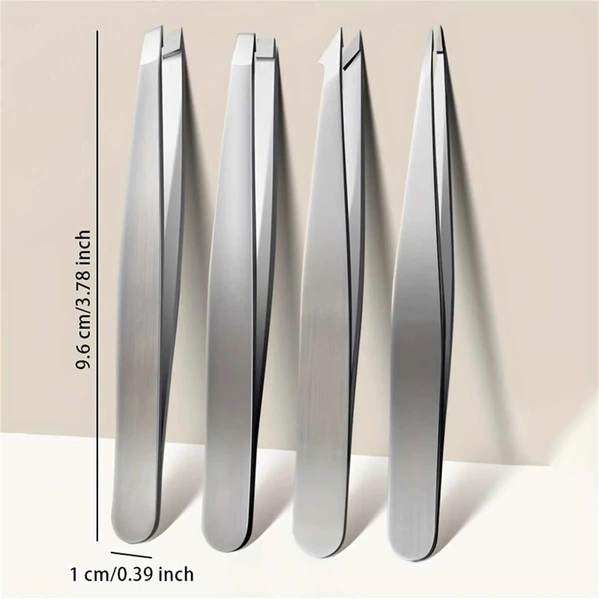 Eyebrow Tweezers Set 1/4 Pcs Stainless Steel Eyebrow Forceps Professional Beauty Tool Set For Facial Hair Inward Growing
