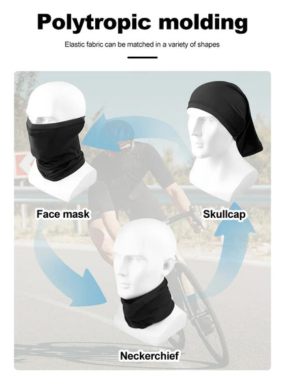 1PC Summer Face Mask Cycling/Fishing/Running Neck Gaiter with UV Protection-Breathable Sweat-Absorbing Sports Bandana