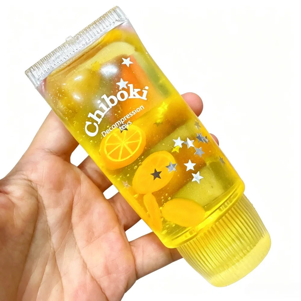 Transparent Glitter Jellyfish Squishy Toy Super Soft BIG Squeeze Stress Ball Sensory Fidget Toy for Anxiety Relief 114 / 128