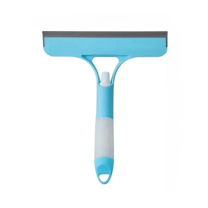 3-in-1 Multifunctional Glass Wiper with Spray Bottle to Clean the Floor and Scrub Household Car Cleaning Tools