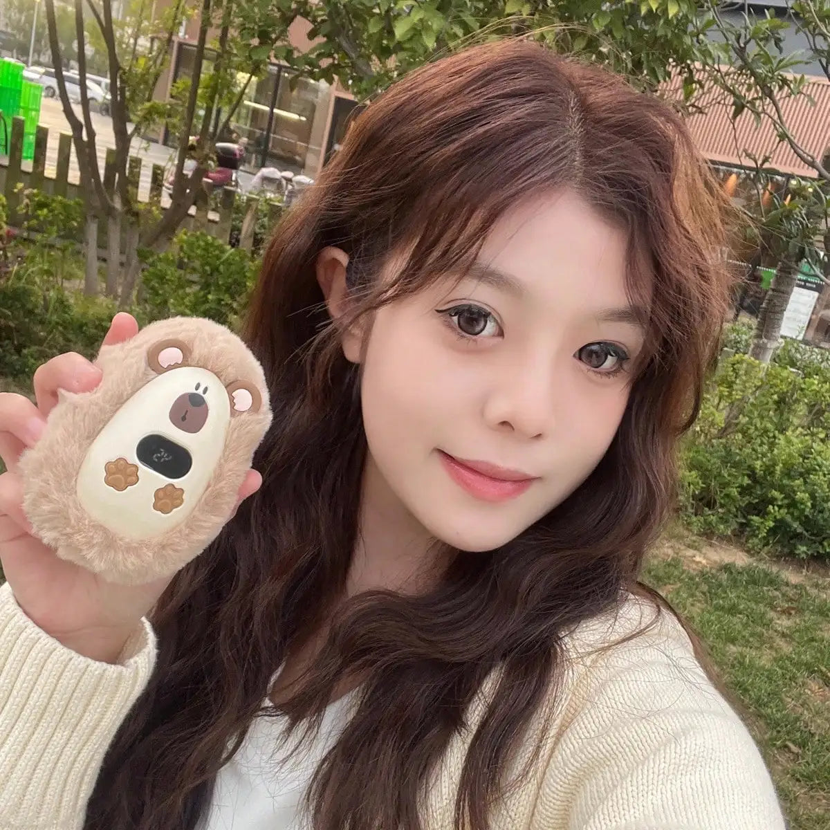 Mini Plush Pet Reusable Hand Warmers Rechargeable Portable Pocket Warmer Fast Heating 3-Gear Adjustable Outdoor Hand Heater For Winter Essentials Accessory Halloween Christmas Gifts Christmas Gifts,Hand Warmers,Gifts For Men,