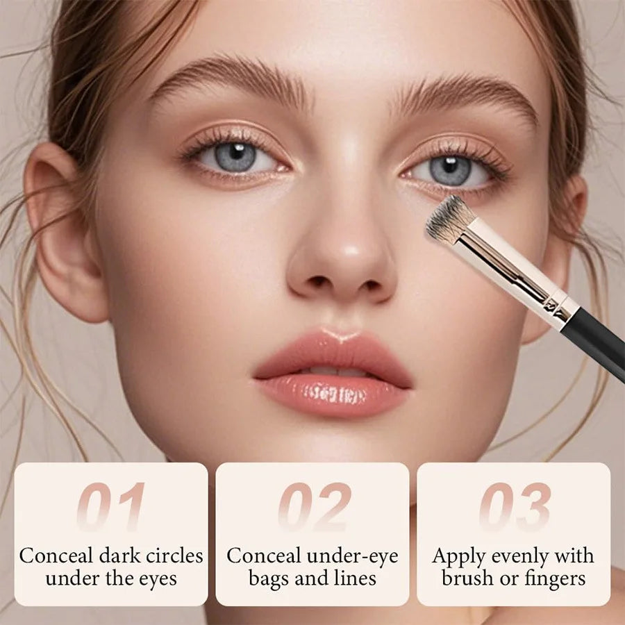 Foundation Concealer Makeup Brushes Cover Synthetic Dark Circle Angled Seamless Liquid Cream Cosmetics Contour Brush Beauty Tool