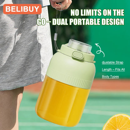 500/1300ML Electric Juicer Cup 6 Blades Blender Milkshake Machine USB Portable Fruit Milk Mixing Tool Mini Fresh Juice Blender
