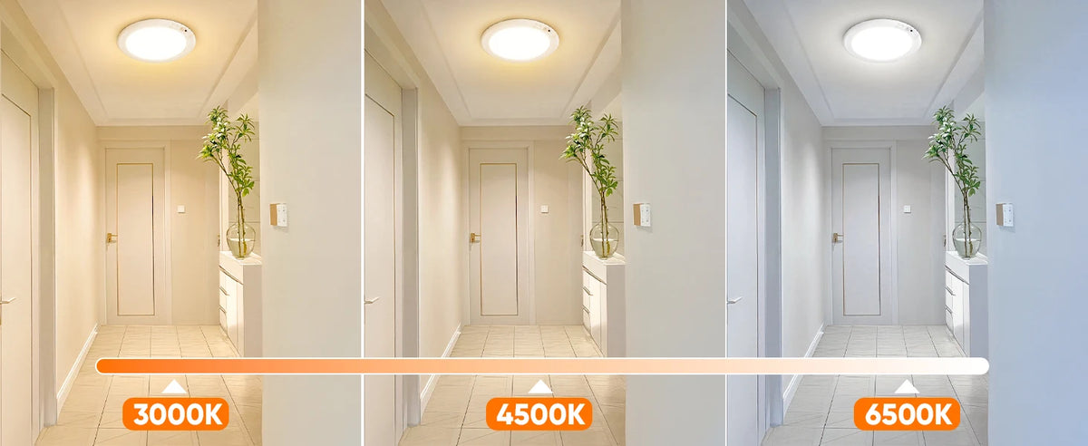 Rechargeable Motion Sensor Ceiling Light with Remote, Battery Operated Closet Light No Wiring, Wireless LED Shower Lights, 3 Colors Dimmable Indoor Overhead Lamp for Closet Shower Pantry Shed Hallway