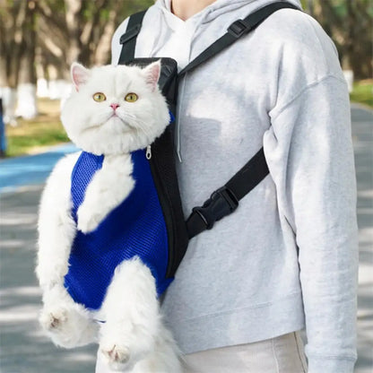 Pet Carrier Backpack Adjustable Pet Front Carrier for Hiking And Riding Dog Backpack Pet Legs Out Travel Bag for Cats Small Dogs