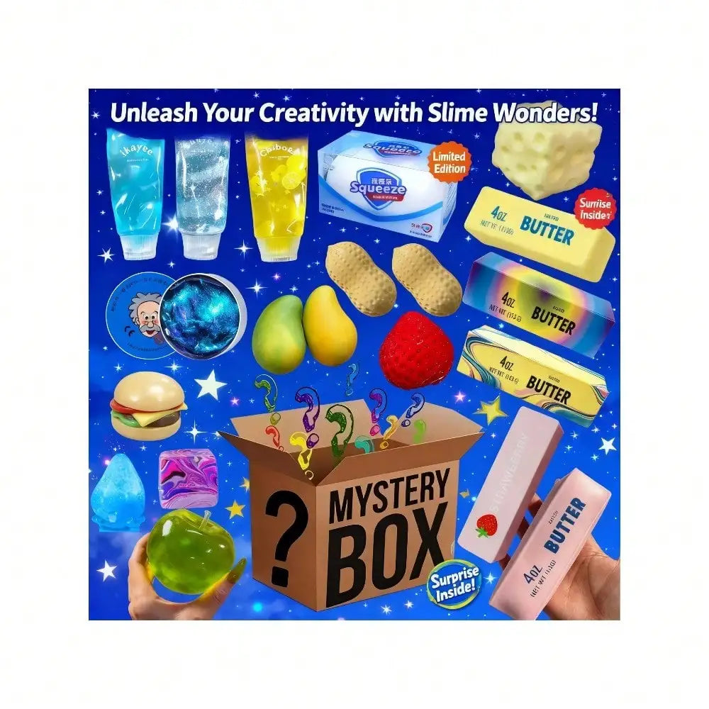 Blind Box Squishy Toy, Random Mystery Squeeze Stress Relief Fidget, Food Shape Sensory Decompression Toy, 1PC Kids Gift