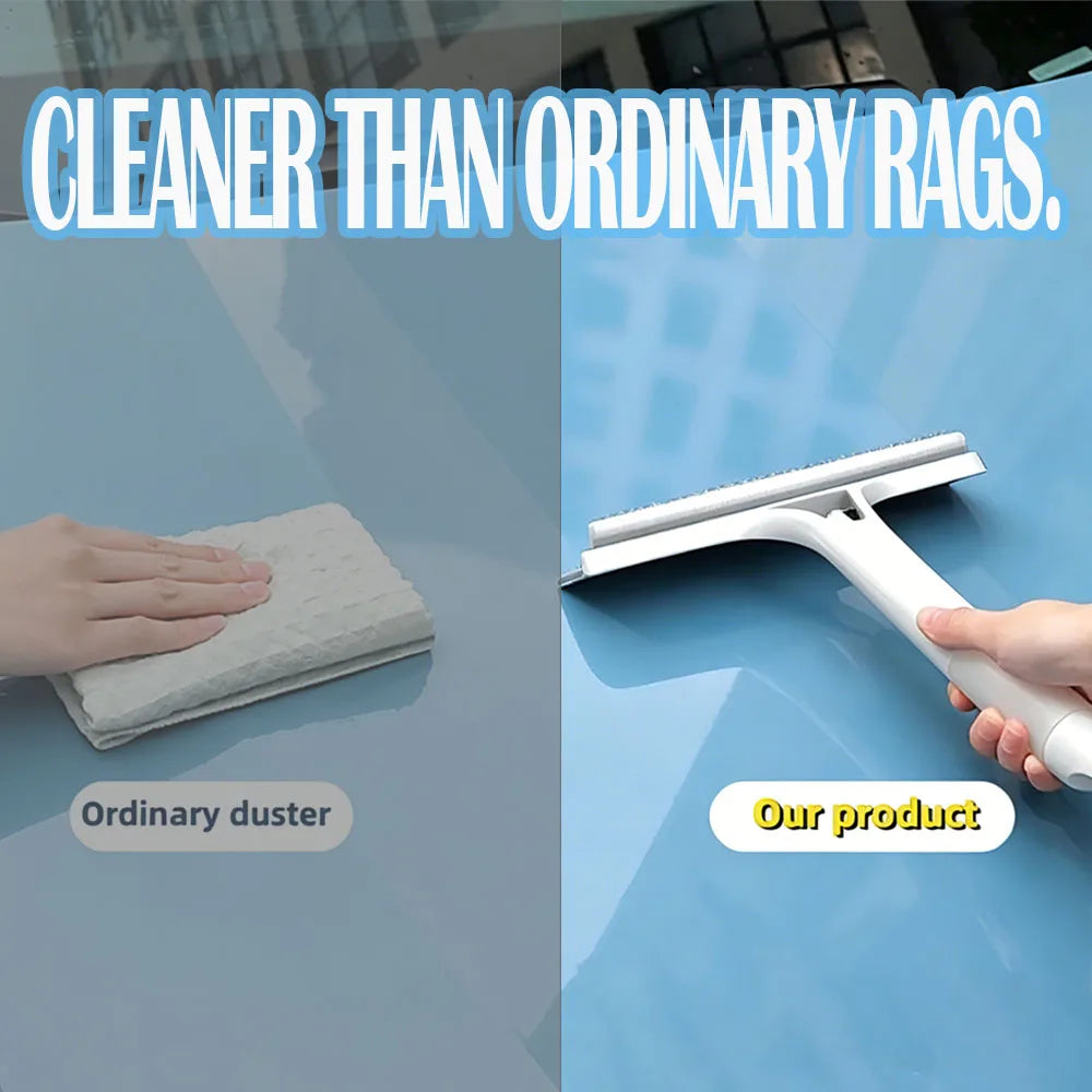 3-in-1 Multifunctional Glass Wiper with Spray Bottle to Clean the Floor and Scrub Household Car Cleaning Tools