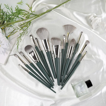 10/14Pcs Makeup Brushes Set EyeShadow Foundation Women Cosmetic Loose Powder Blush Super Soft Blending Make Up Brush Beauty Tool