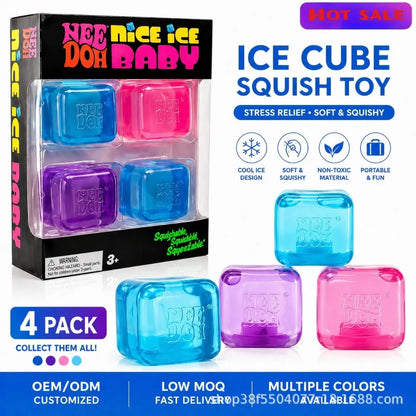 Transparent Glitter Jellyfish Squishy Toy Super Soft BIG Squeeze Stress Ball Sensory Fidget Toy for Anxiety Relief 114 / 128