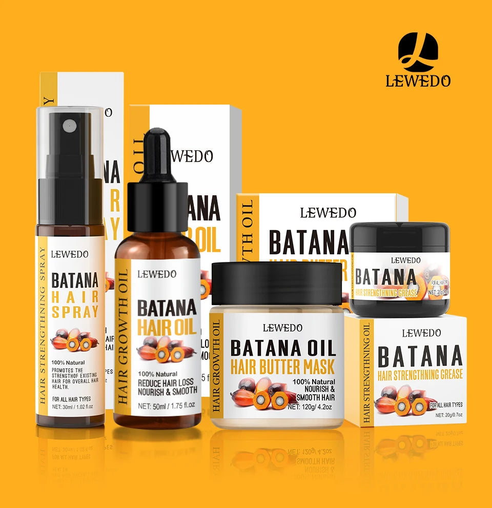 100% Pure Organic Hair Mask Batana Oil Hair Growth Oil Natural Treatment Nourish Reduce Hair Loss Anti-Breakage Hair Products