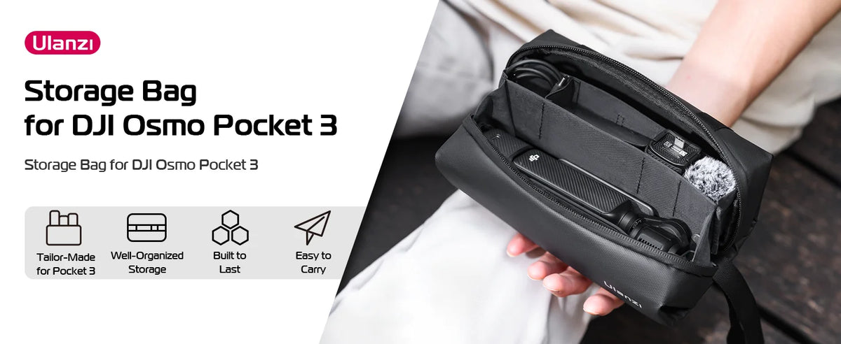Ulanzi LM001 for DJI Osmo Pocket 3 4 Video Light Magnetic Mini Led Light Waterproof Vlogging Tiktok Live 500mah Rechargeable