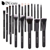 DUcare Professional Makeup Brushes 8-27Pcs Makeup Brush Full Set Foundation Eyeshadow Powder Synthetic Goat Hair Cosmetics Brush