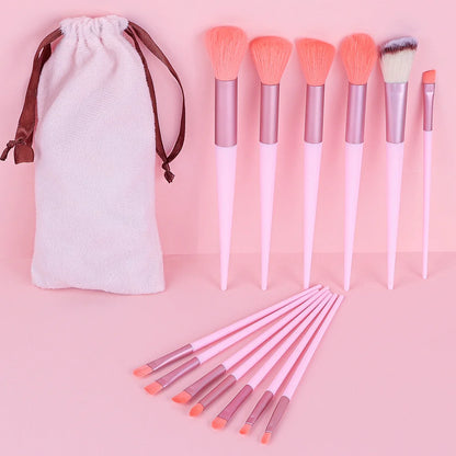 10/14Pcs Makeup Brushes Set EyeShadow Foundation Women Cosmetic Loose Powder Blush Super Soft Blending Make Up Brush Beauty Tool