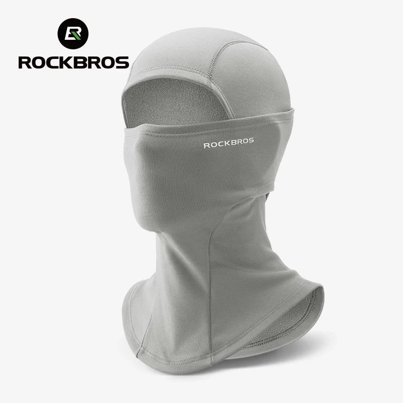 ROCKBROS Full Face Mask Warm Winter Scarf Balaclava Helmet Liner Fishing Skiing Hiking Bike Mask Windproof Breathable Headgear