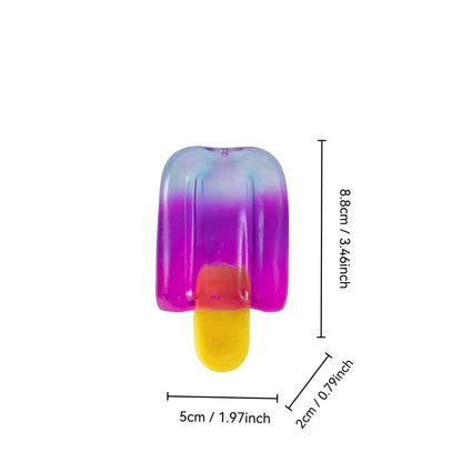 Ice Cream Squishy Fidget Toys Summer Slow Rebound Stress Ball Anxiety Stress Relief Sensory Toys Birthday Gifts Party Favors