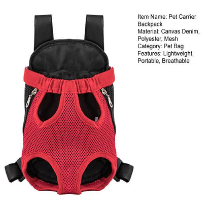 Pet Carrier Backpack Adjustable Pet Front Carrier for Hiking And Riding Dog Backpack Pet Legs Out Travel Bag for Cats Small Dogs