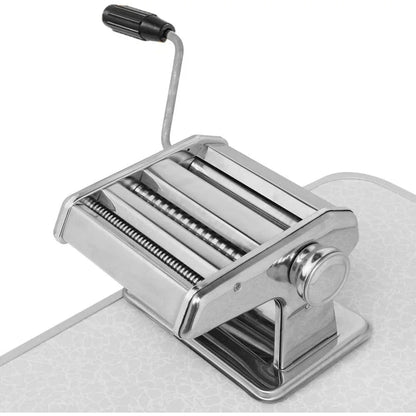 Stainless Steel Pasta Maker Machine Adjustable Noodle Dumpling Press Hand Made Manual Machine Two Cutter Kitchenware Tools