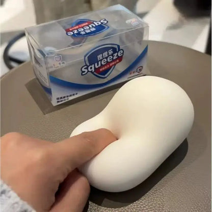 Soap Ball Squishy Soap Stress Ball Fidget Toy Crunchy Squeeze Ball Round Blocks Filled ASMR Anti Stress Toys for Kids & Adults