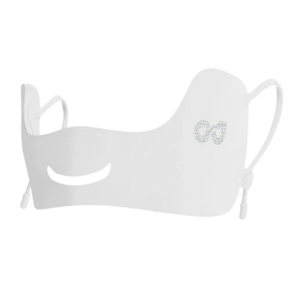 Summer Ice Silk Sun Protection Mask UPF50+ Breathable Women Face Mask Canthus Protection Half Face Face Shield for Golf Sports