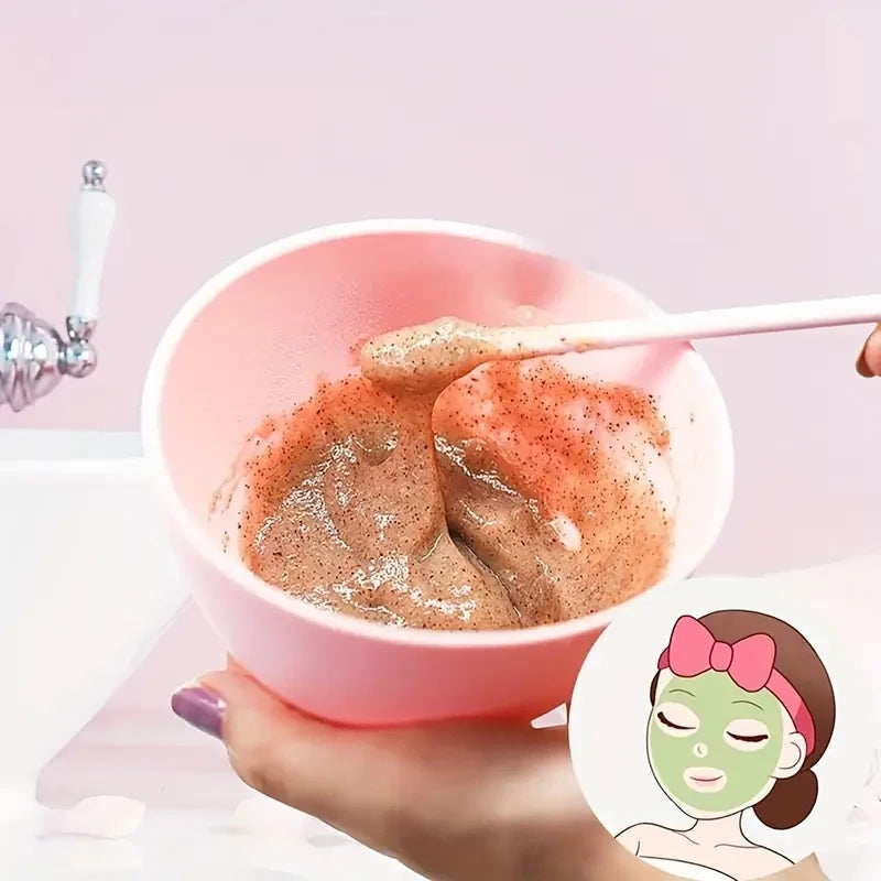 Silicone Face Mask Mixing Bowl Set Facial Care Mask Kit-Includes Mixing Bowl Stirring Stick Brush DIY Salon Make Up Supplies