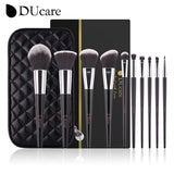 DUcare Professional Makeup Brushes 8-27Pcs Makeup Brush Full Set Foundation Eyeshadow Powder Synthetic Goat Hair Cosmetics Brush