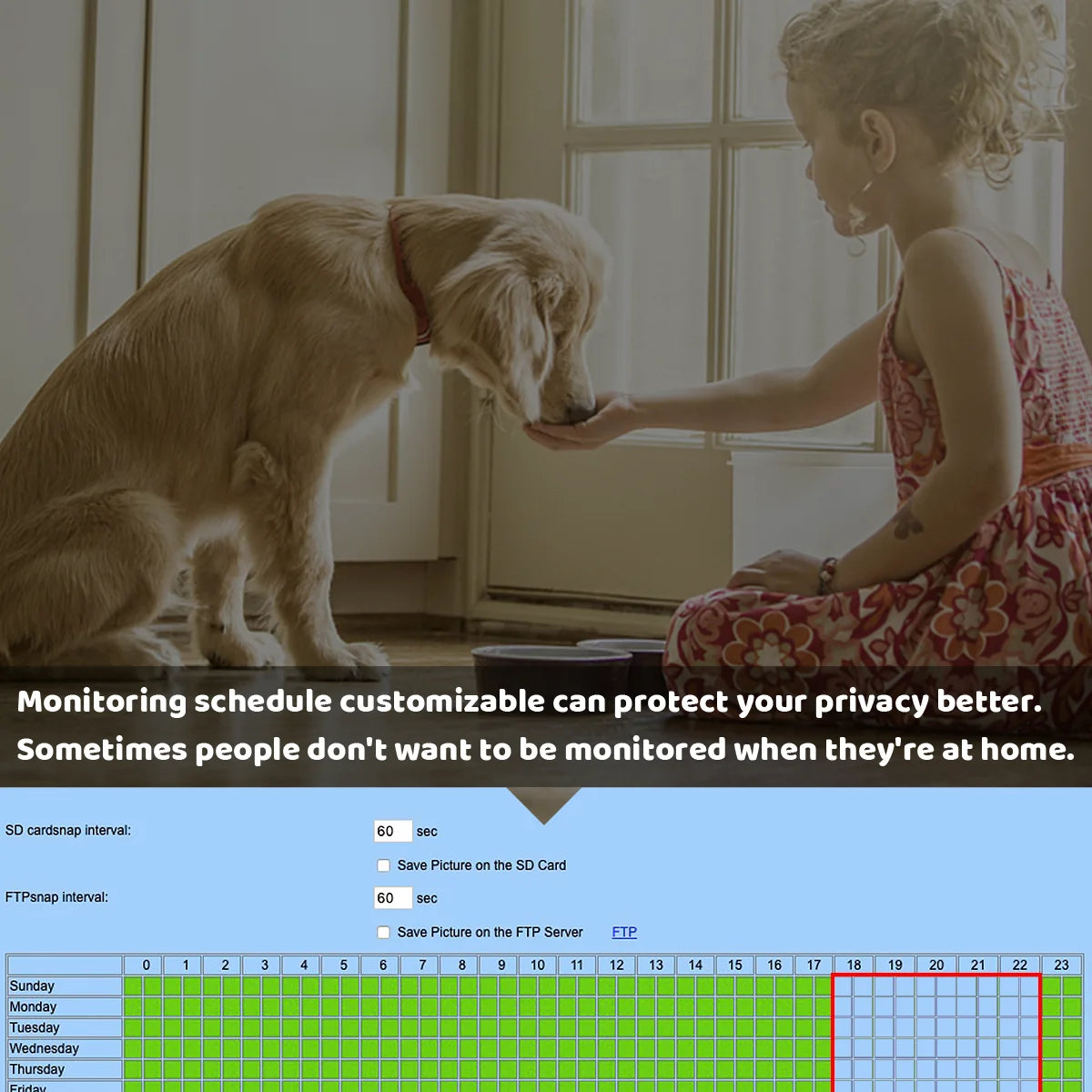 2K Pet Camera WiFi Security Camera Indoor Home Surveillance Camera, Motion Detection, Two-Way Audio, Night Vision, GENBOLT