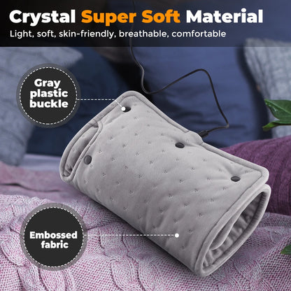 USB Portable Hand Warmer Rechargeable Plush Reusable Electric Foot Heater for Home Winter Hand Feet Abdomen Keep Warm