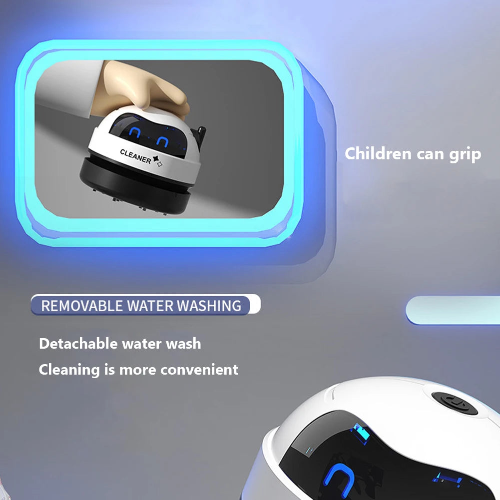 Mini Vacuum Cleaner Portable Wireless Vacuum Cleaner 500mAh USB Rechargeable with Detachable Nozzle for Home Office Keyboard