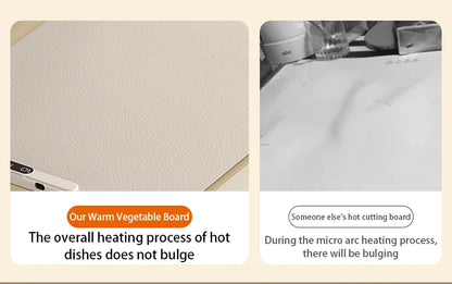 Electric Warming Tray Food Warmer Plate Foldable Portable Smart Food Fast Heating Mat Electric Warming Tray Food Warming Board