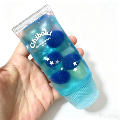 Transparent Glitter Jellyfish Squishy Toy Super Soft BIG Squeeze Stress Ball Sensory Fidget Toy for Anxiety Relief 114 / 128