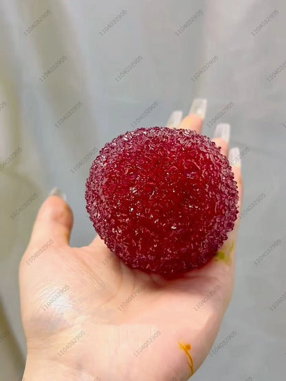 Shapeable Non‑Rebound Bayberry Squeeze Ball, Slushy Texture Squishy Fidget Toy, ASMR Sensory Anti‑Stress Decompression Toy for Kids & Adults
