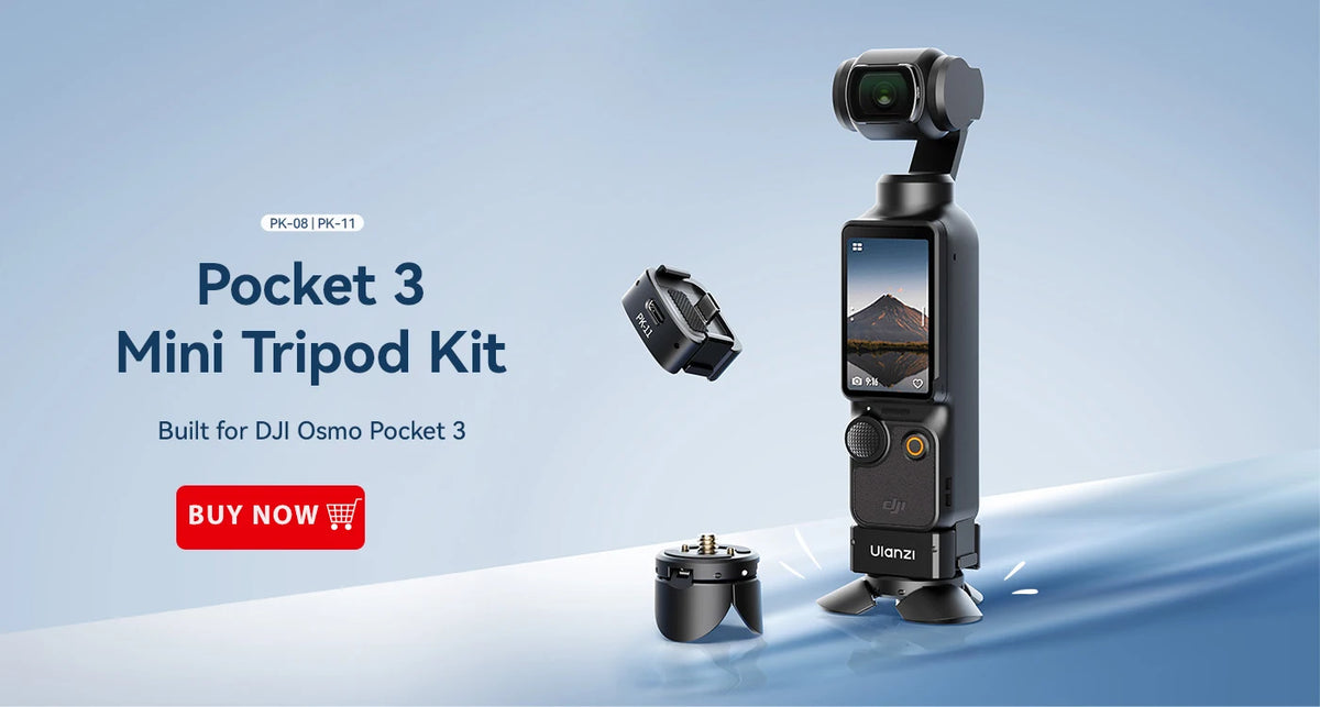 Ulanzi LM001 for DJI Osmo Pocket 3 4 Video Light Magnetic Mini Led Light Waterproof Vlogging Tiktok Live 500mah Rechargeable
