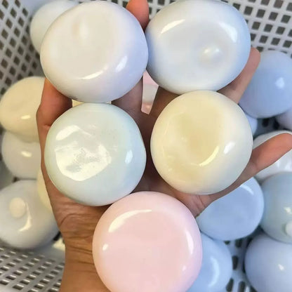 Relax Ball Squishy Table Toys Plasticity Ice Skin Super Soft Ultra-Thin Sticky Handmade Ball Light Squeez Stress Relieving Toys