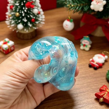 Slow Rising Squishy Toy Game Shape with Sequins Anti Stress Fidget Sensory Pinch Gift for Adults Kids