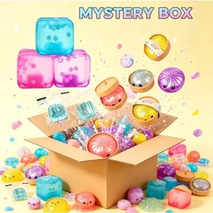 Lucky Surprise Blind Bag Squishy Toys, Soft Slow Rebound Stress Relief Fidget, Random Cute Collectible Gift for Kids Adults, Birthday Party Favors Easter Stocking Stuffers