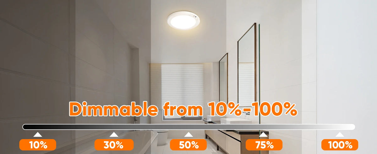Rechargeable Motion Sensor Ceiling Light with Remote, Battery Operated Closet Light No Wiring, Wireless LED Shower Lights, 3 Colors Dimmable Indoor Overhead Lamp for Closet Shower Pantry Shed Hallway