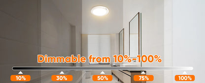 Rechargeable Motion Sensor Ceiling Light with Remote, Battery Operated Closet Light No Wiring, Wireless LED Shower Lights, 3 Colors Dimmable Indoor Overhead Lamp for Closet Shower Pantry Shed Hallway