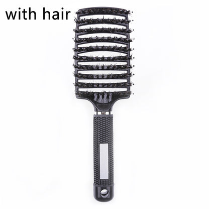 Hair brush Girls Hair Scalp Massage Comb Women Hairbrush Nylon Wet Curly Detangle Hair Brush for Salon Hairdressing Styling Tool