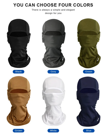 Cycling Cap Full Face Mask Sun Protection Balaclava Sports Headwear Summer Cool Quick-Drying Cap For Fishing Hiking Camping