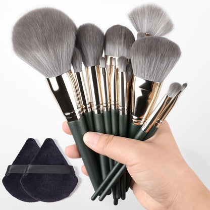 10/14Pcs Makeup Brushes Set EyeShadow Foundation Women Cosmetic Loose Powder Blush Super Soft Blending Make Up Brush Beauty Tool