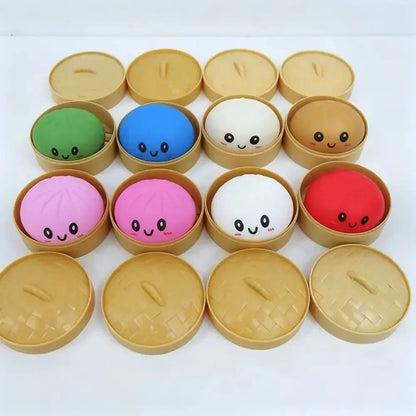 Multi Slow-Rising Squishy, Random Includes: Cheese Squeeze Toys, Steamed Buns And Dumplings,Long Butter Bread,Bear Squishy Toys